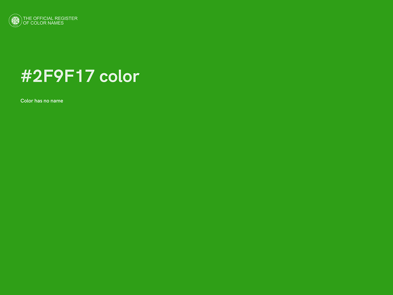 #2F9F17 color image