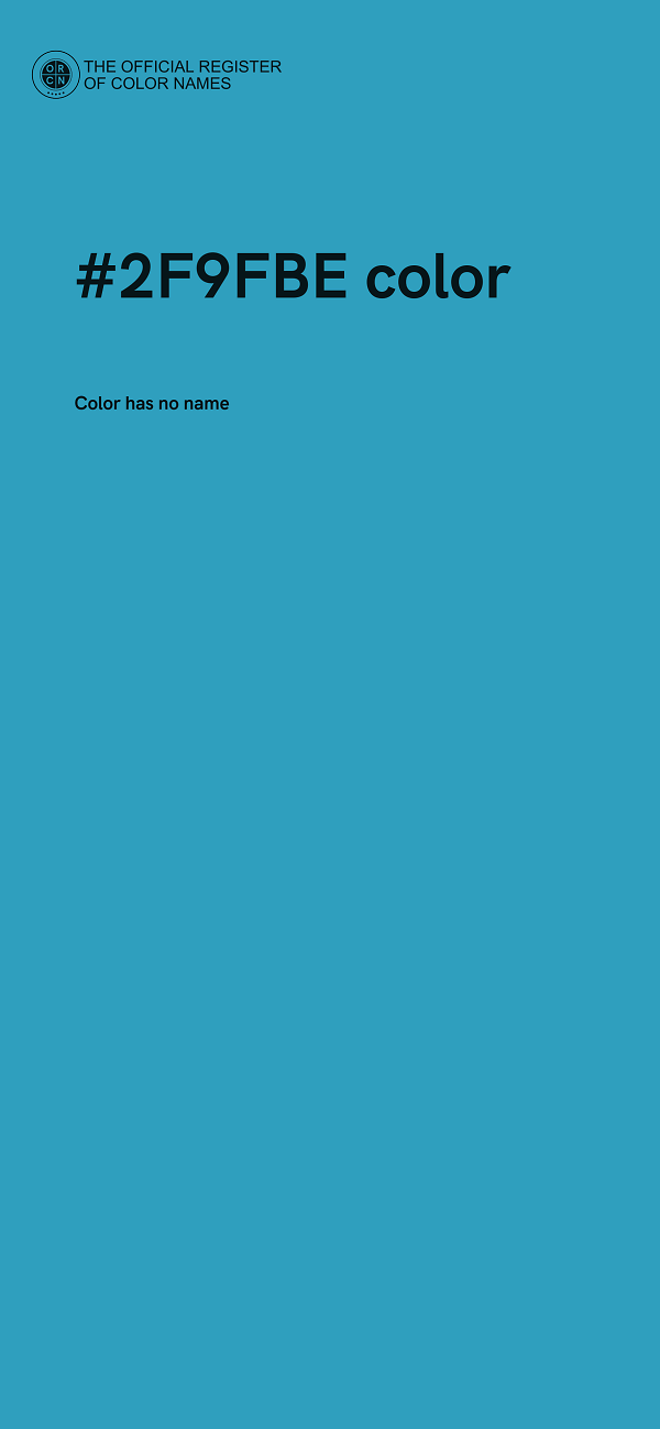 #2F9FBE color image
