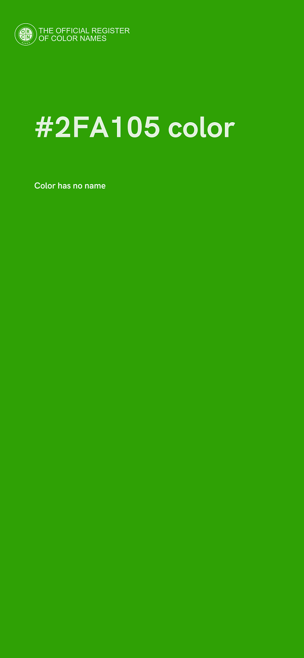 #2FA105 color image