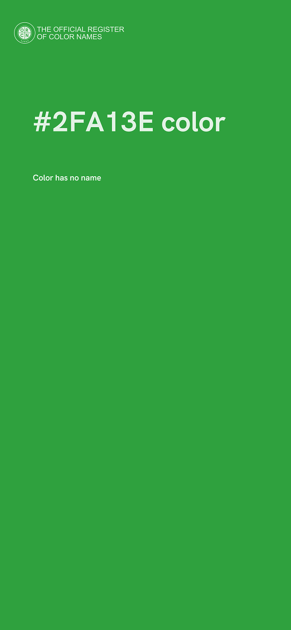 #2FA13E color image