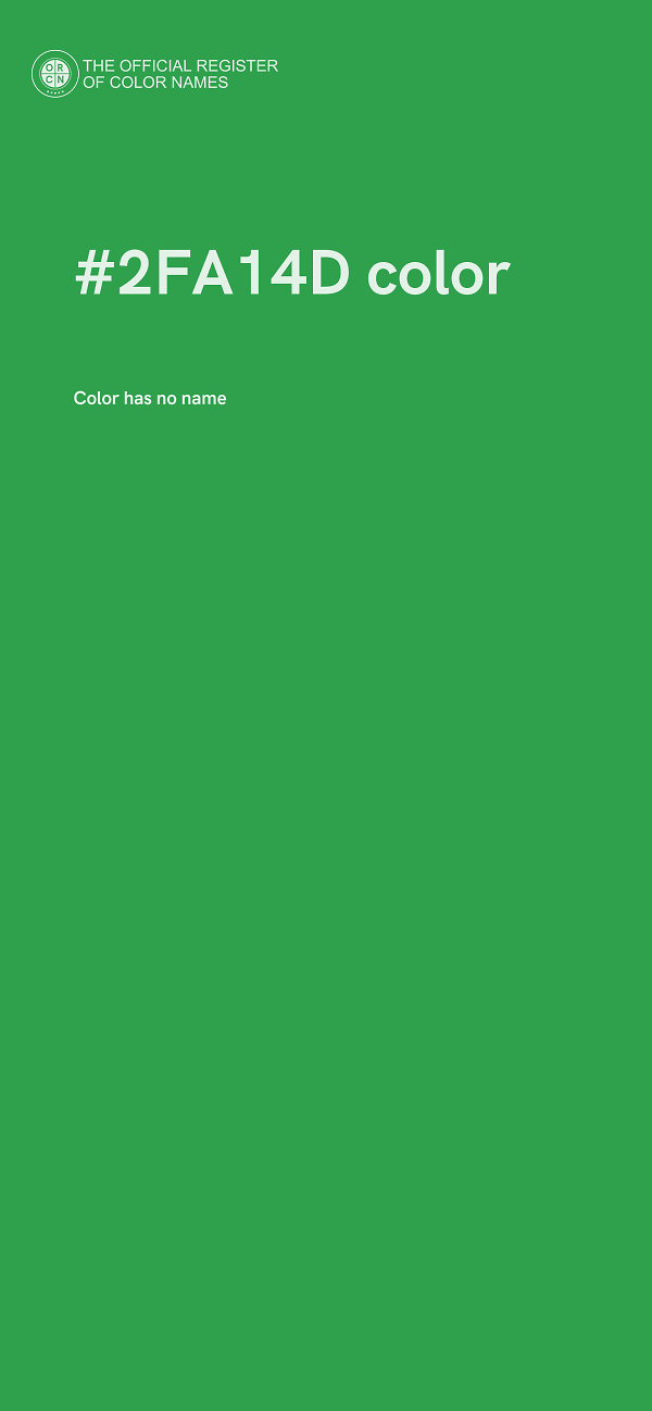 #2FA14D color image