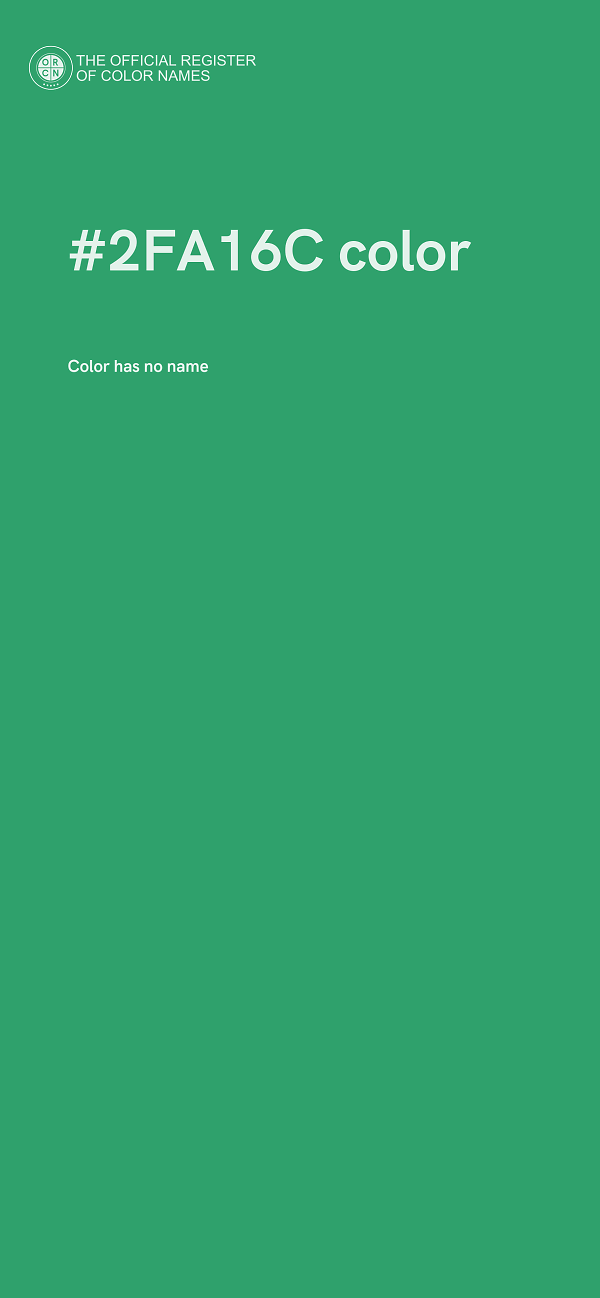 #2FA16C color image