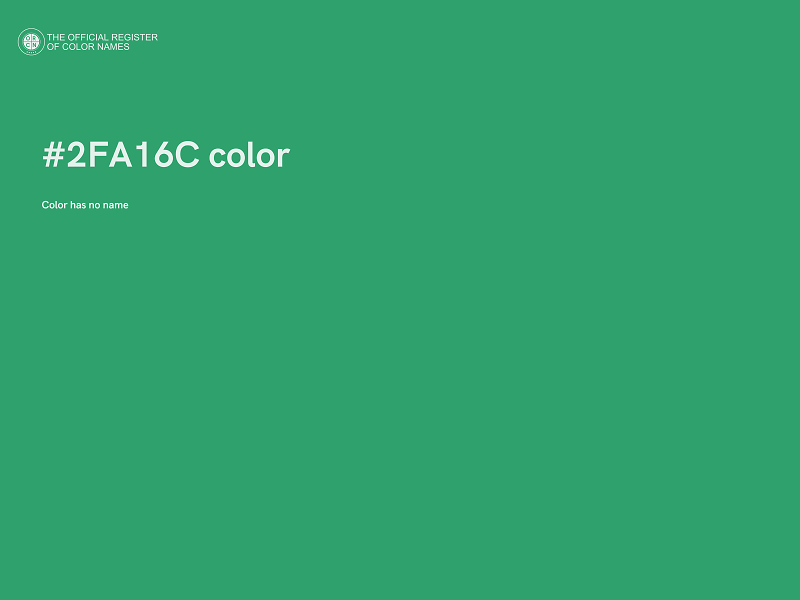 #2FA16C color image