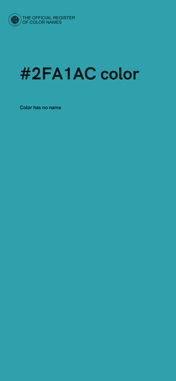 #2FA1AC color image