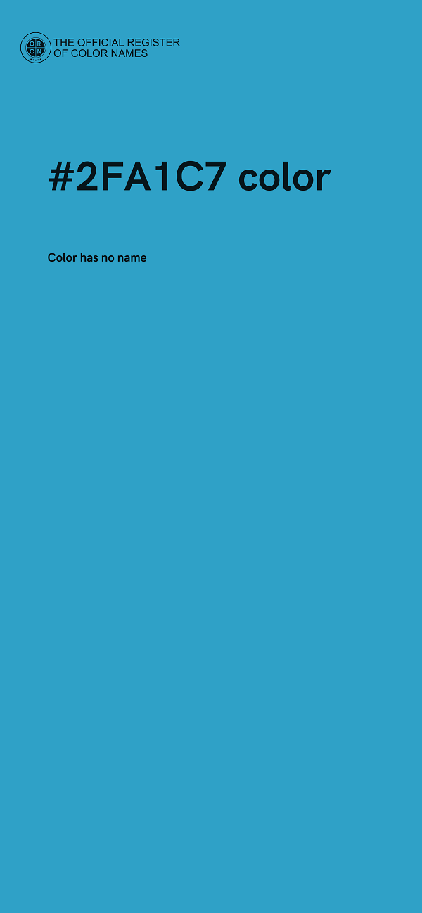 #2FA1C7 color image