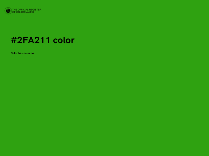 #2FA211 color image