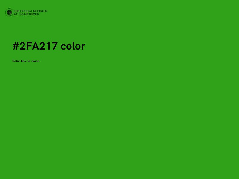 #2FA217 color image