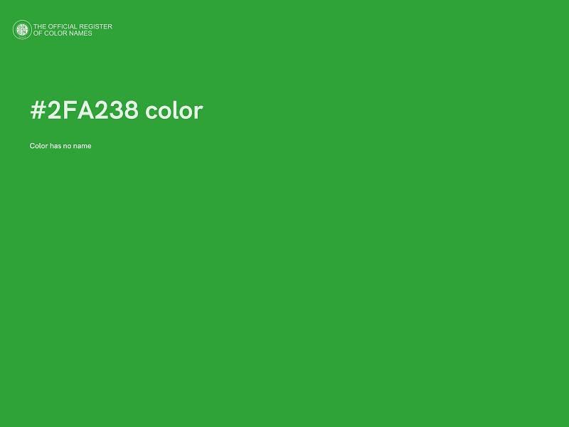 #2FA238 color image