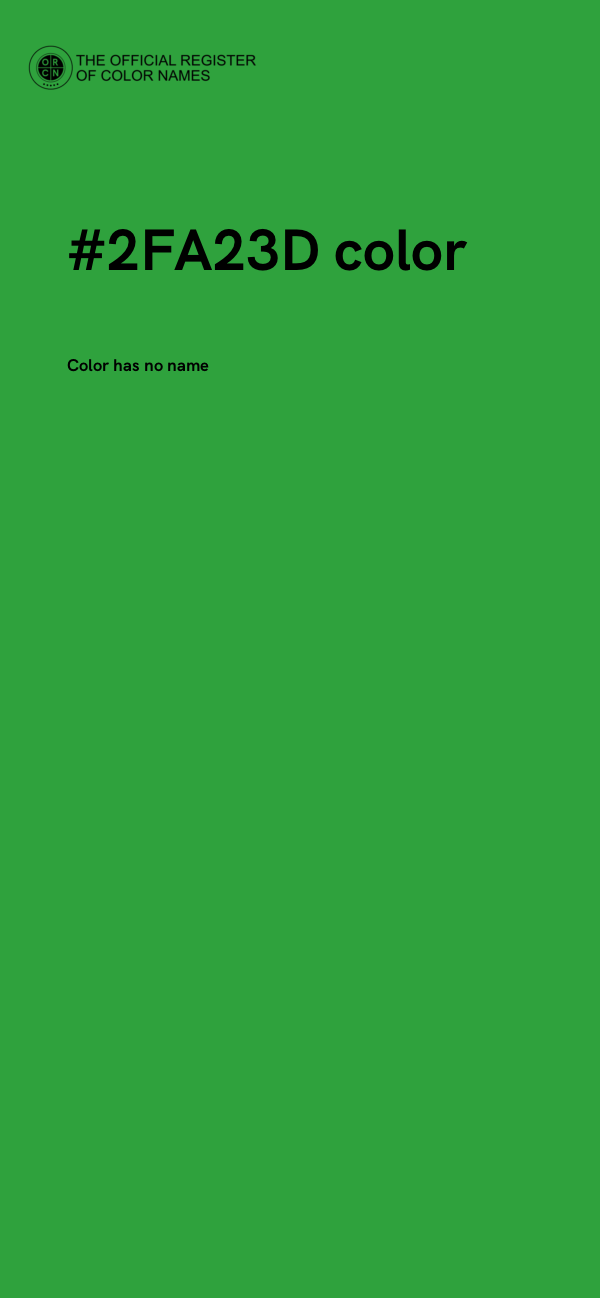 #2FA23D color image