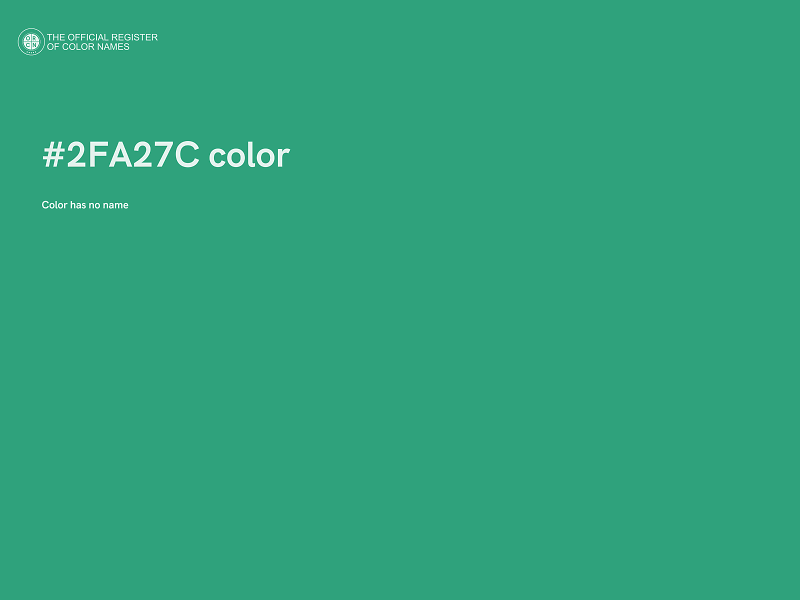#2FA27C color image