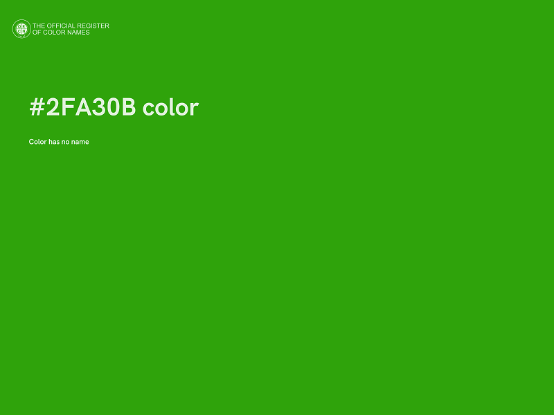 #2FA30B color image