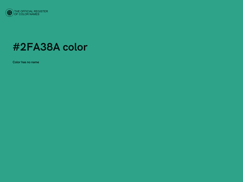 #2FA38A color image