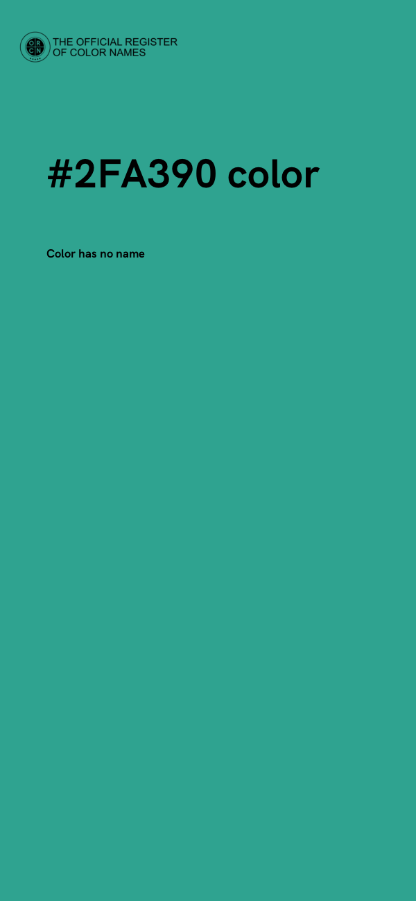 #2FA390 color image
