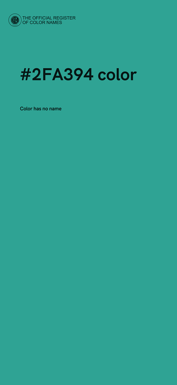#2FA394 color image