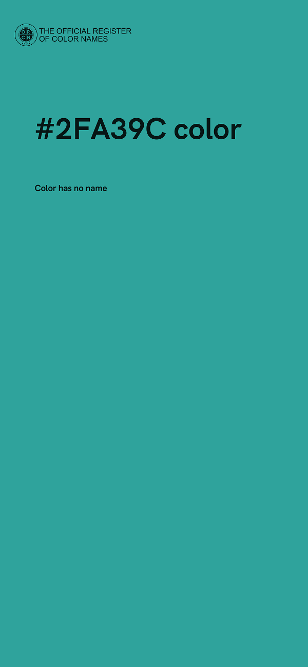 #2FA39C color image