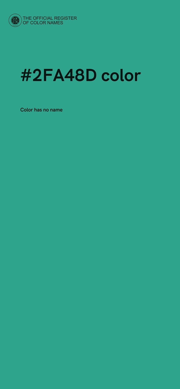 #2FA48D color image