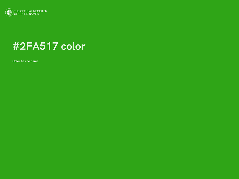 #2FA517 color image