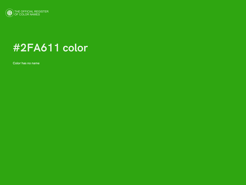 #2FA611 color image