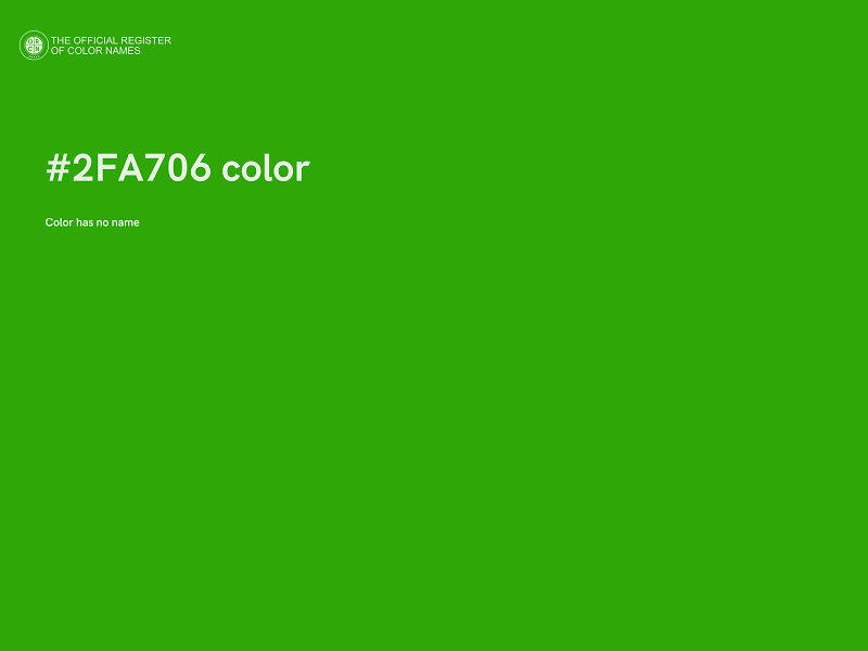 #2FA706 color image