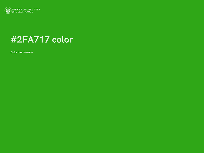 #2FA717 color image