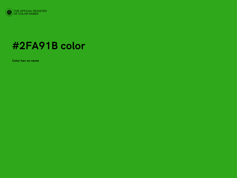 #2FA91B color image