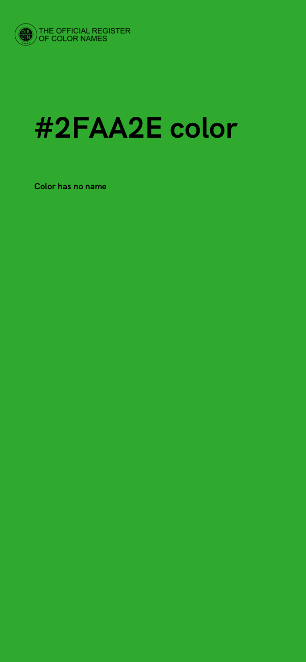 #2FAA2E color image