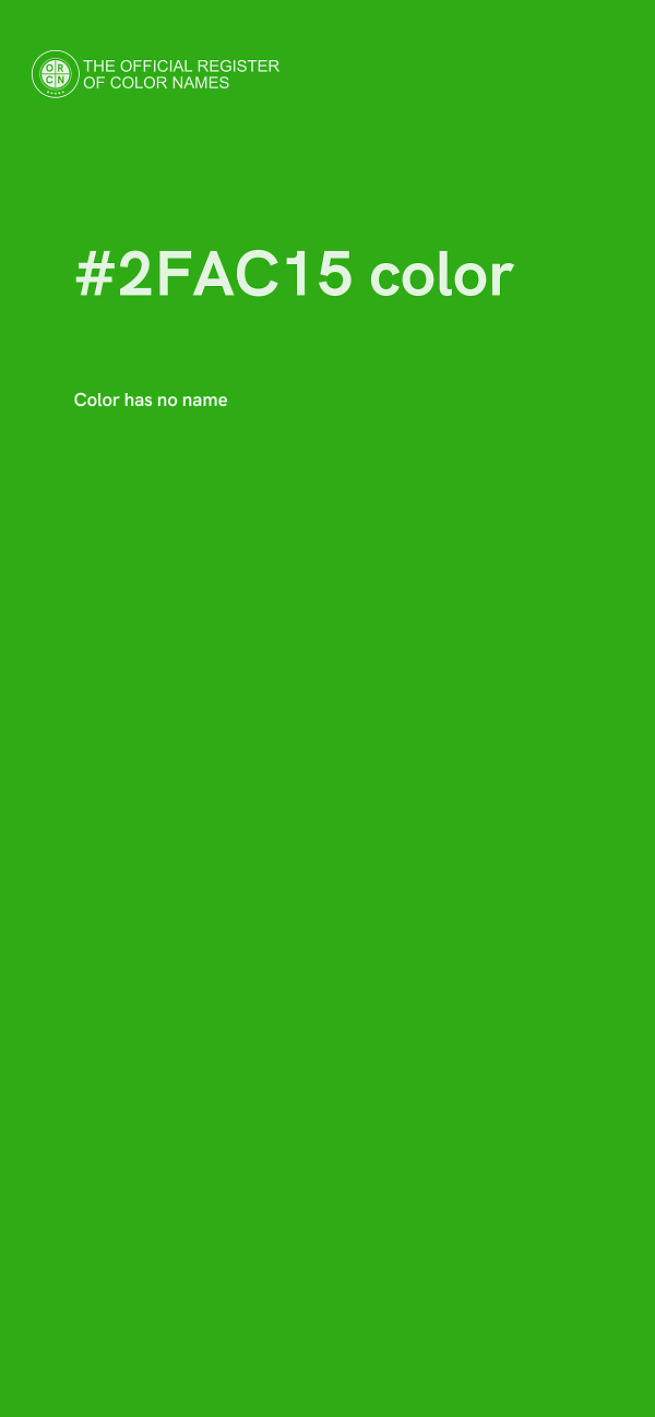 #2FAC15 color image
