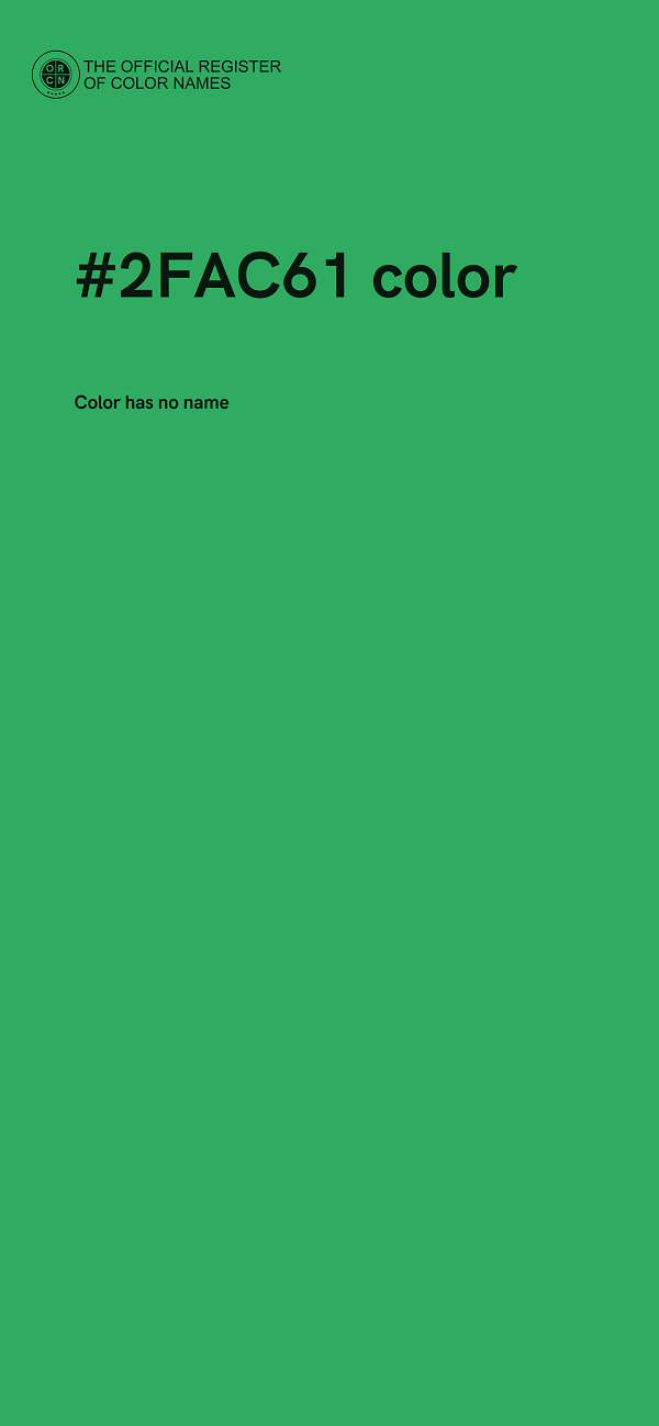 #2FAC61 color image