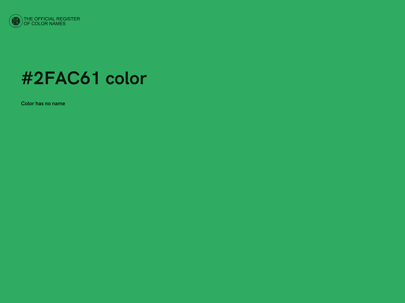 #2FAC61 color image