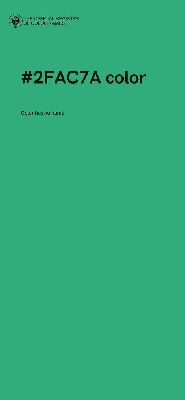 #2FAC7A color image
