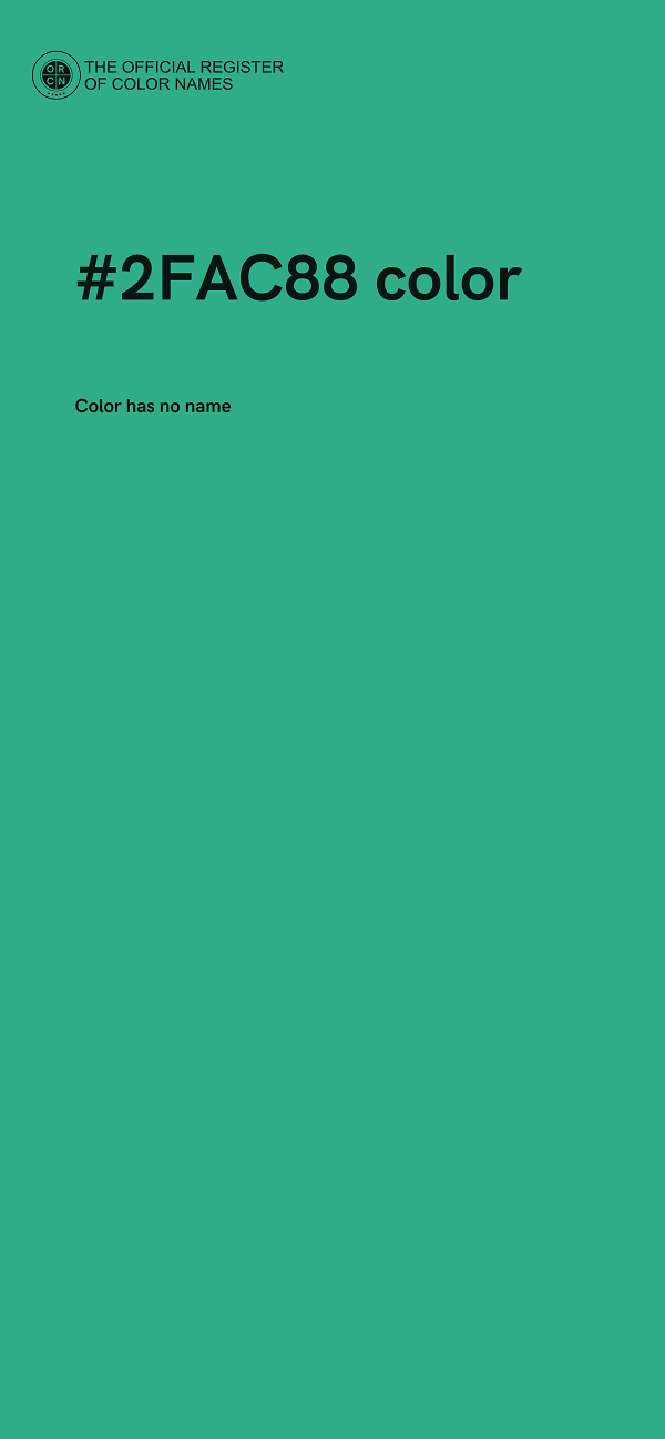 #2FAC88 color image