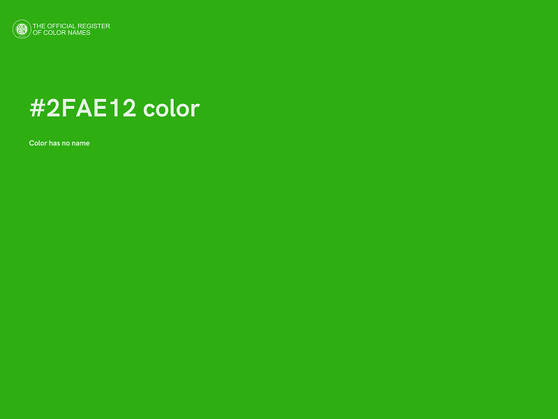 #2FAE12 color image