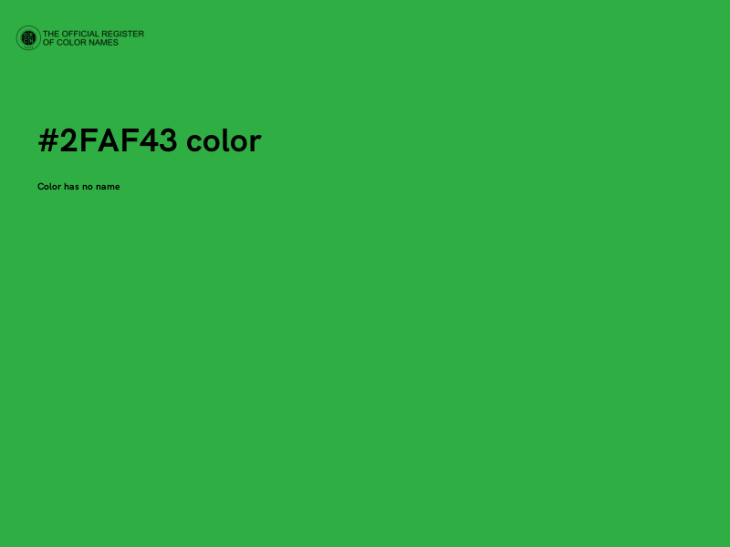 #2FAF43 color image