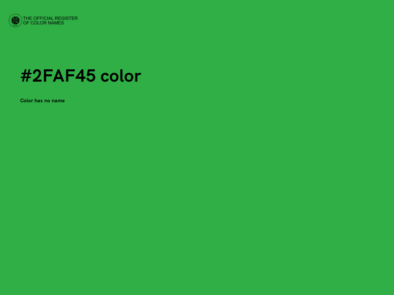 #2FAF45 color image