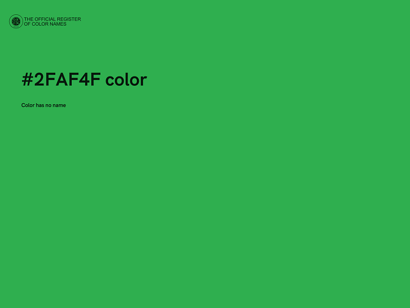 #2FAF4F color image