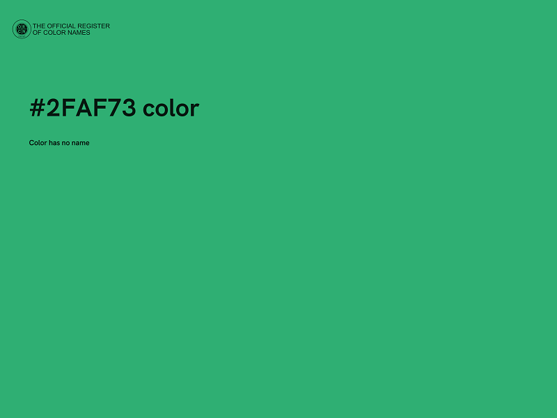 #2FAF73 color image