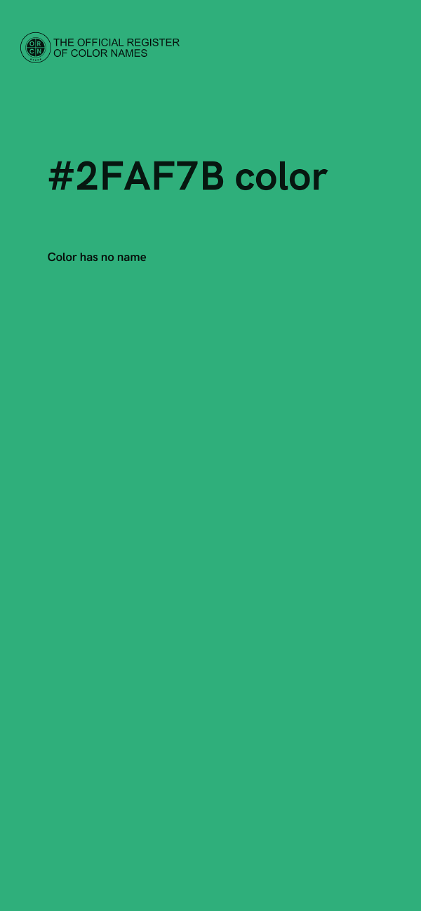 #2FAF7B color image