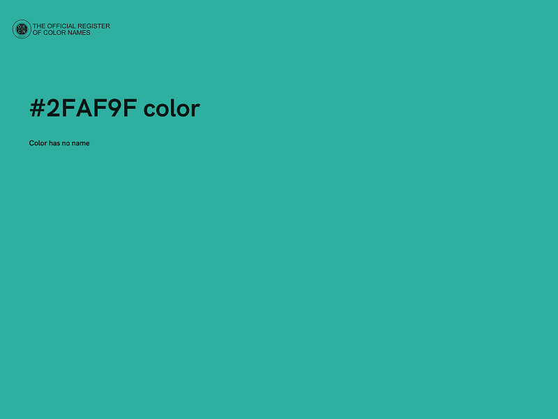 #2FAF9F color image