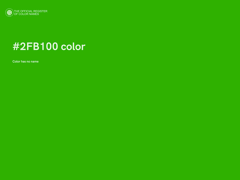 #2FB100 color image