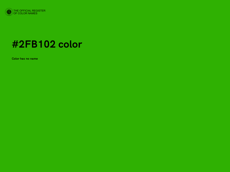 #2FB102 color image