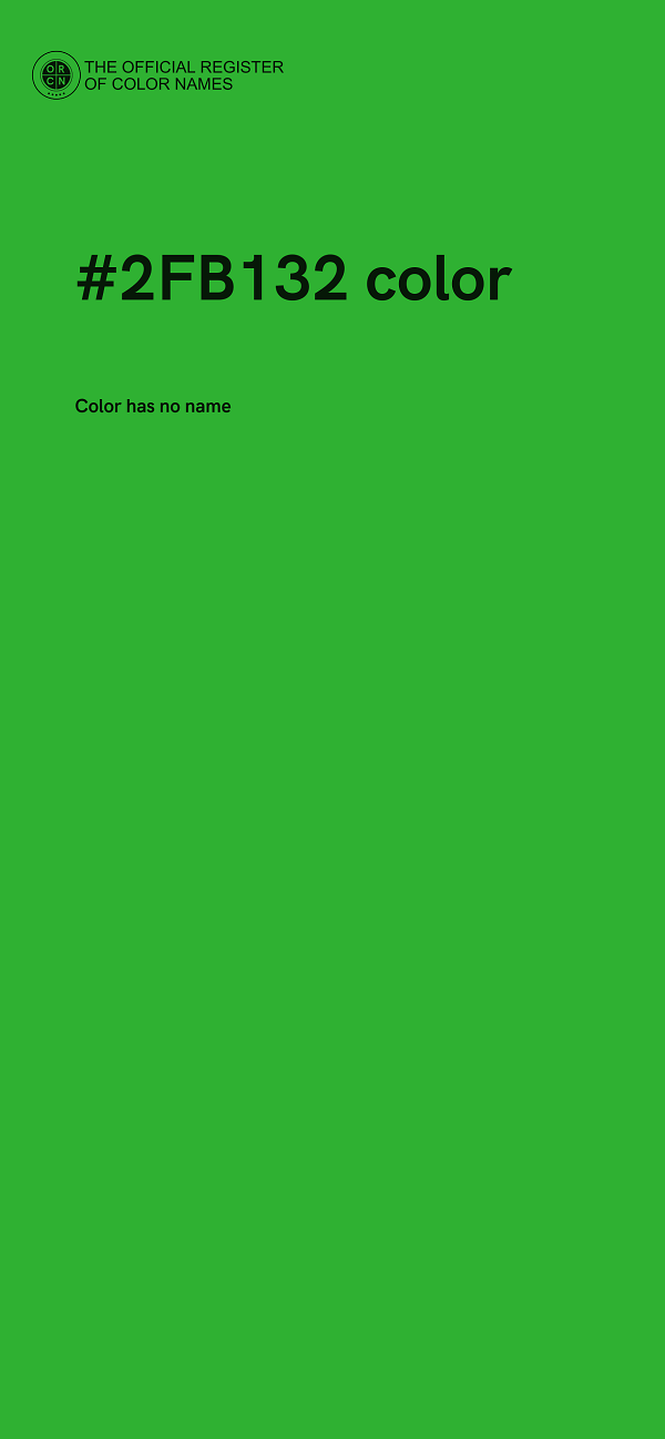 #2FB132 color image