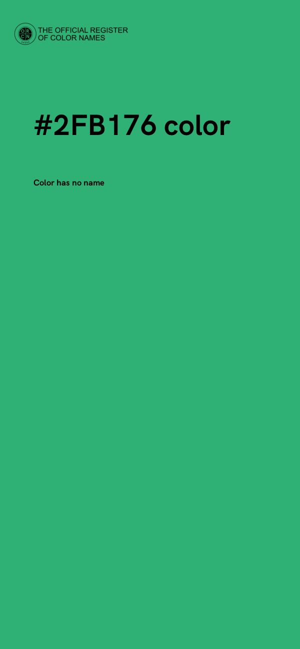 #2FB176 color image