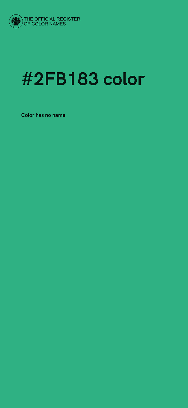 #2FB183 color image