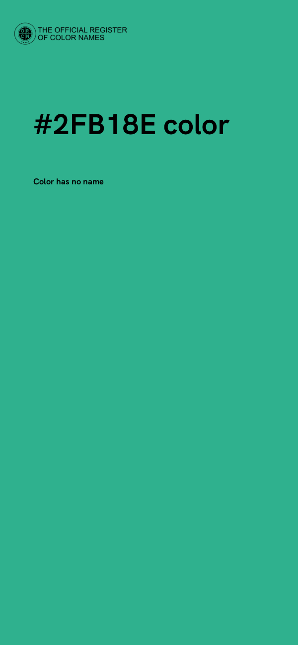 #2FB18E color image