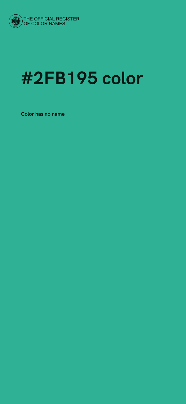 #2FB195 color image