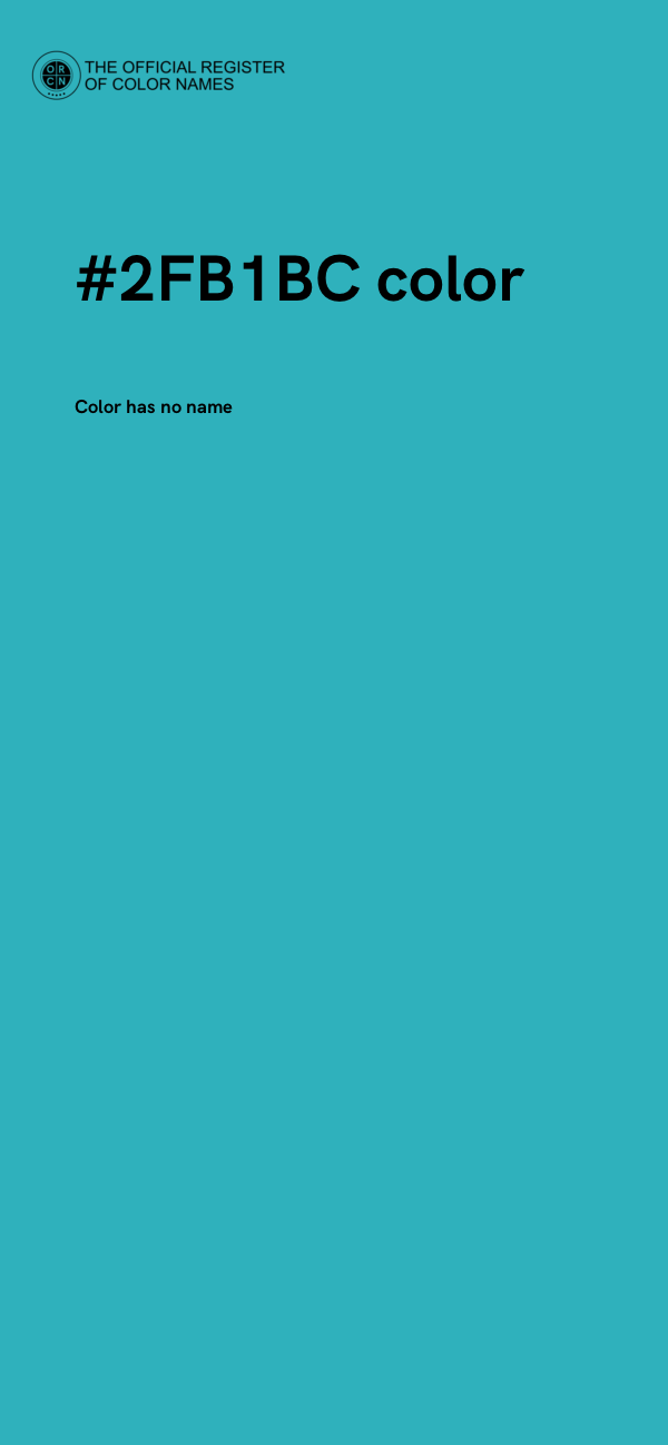 #2FB1BC color image