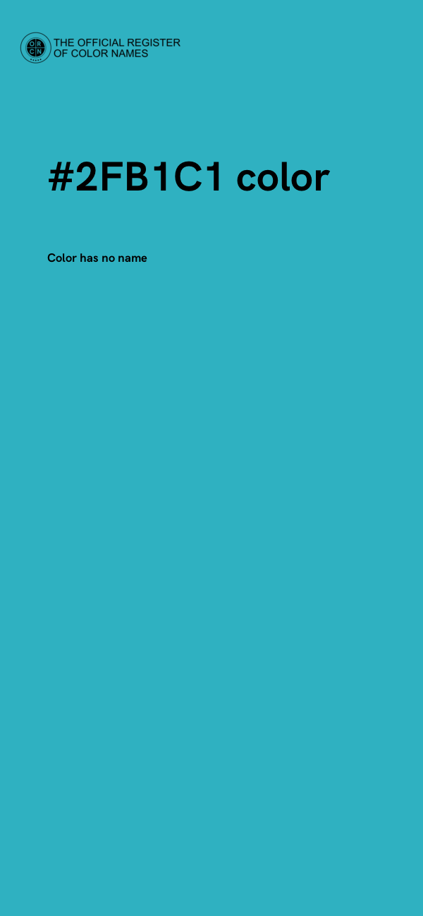 #2FB1C1 color image