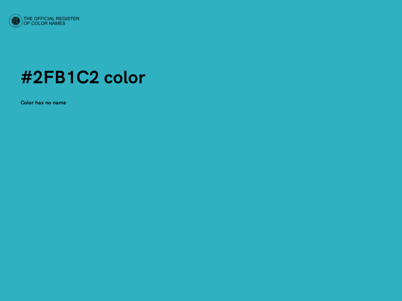 #2FB1C2 color image