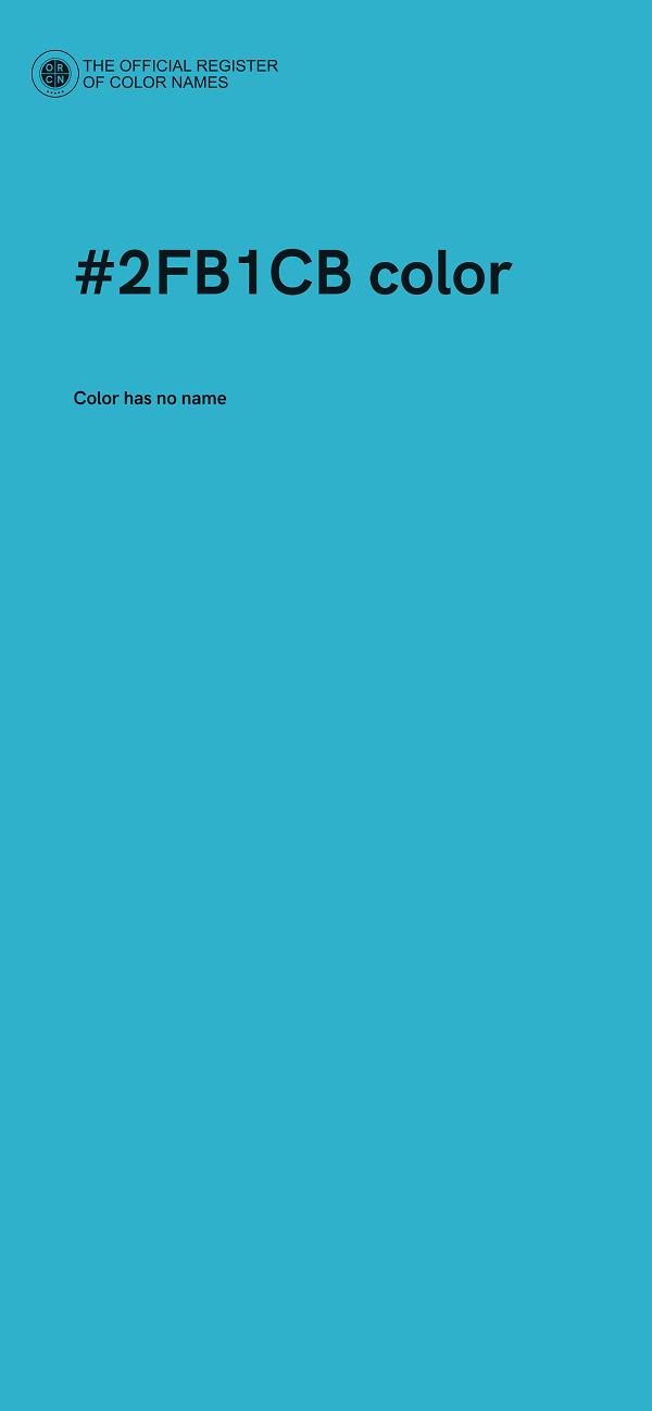 #2FB1CB color image