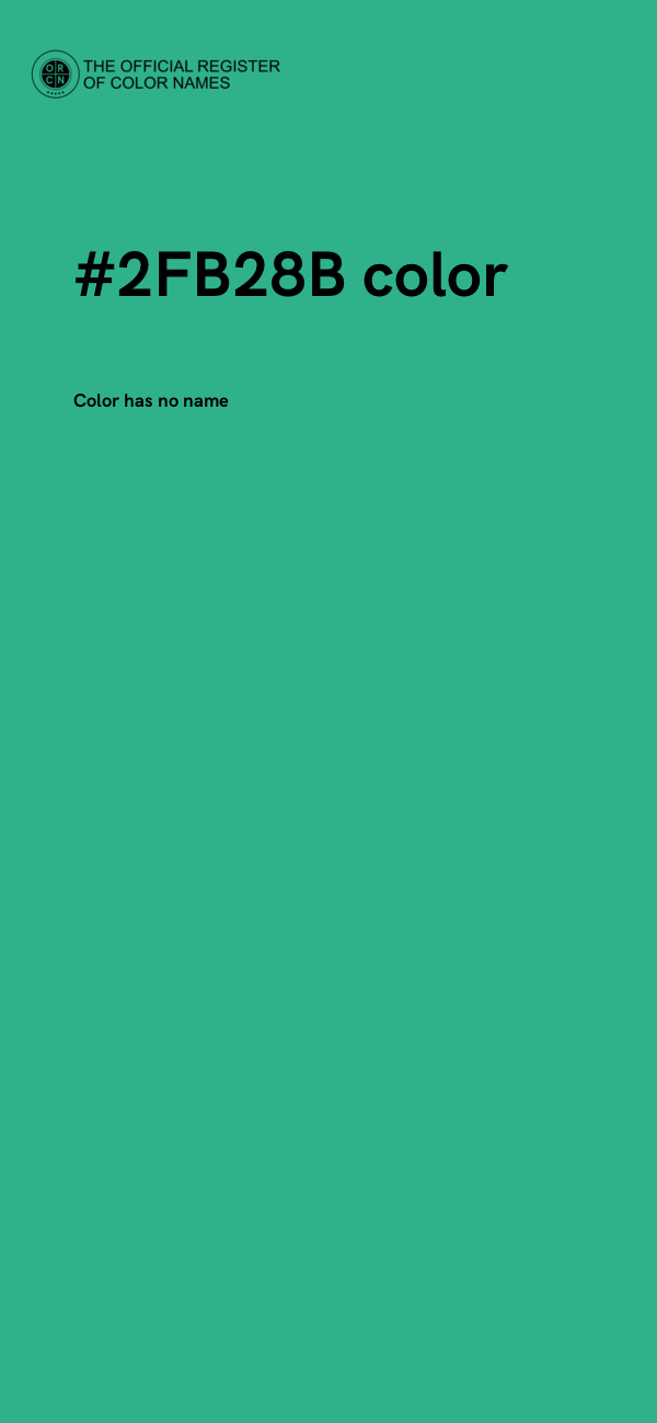 #2FB28B color image